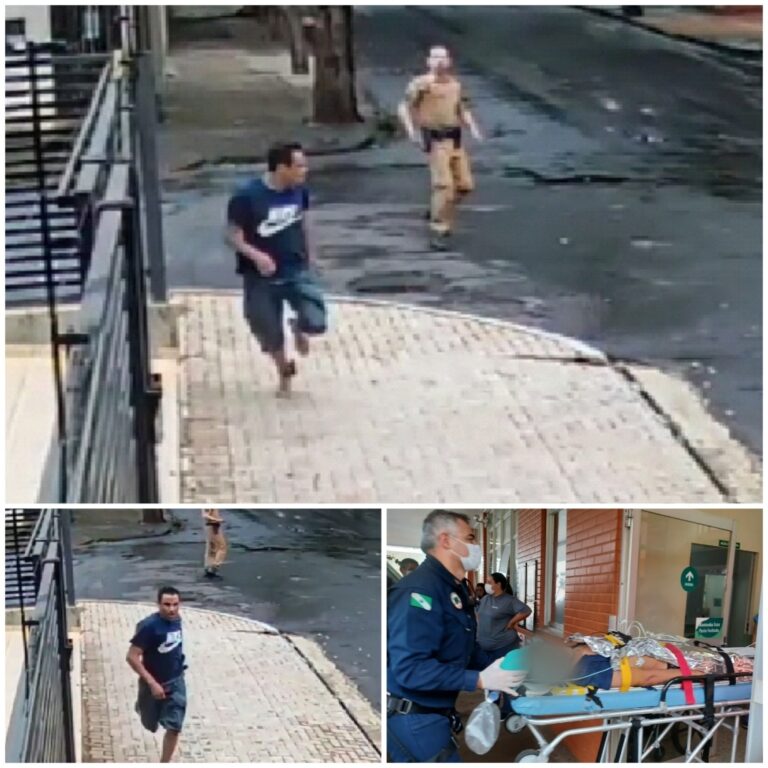 Suspeito de roubo tenta fugir e é baleado nas nádegas