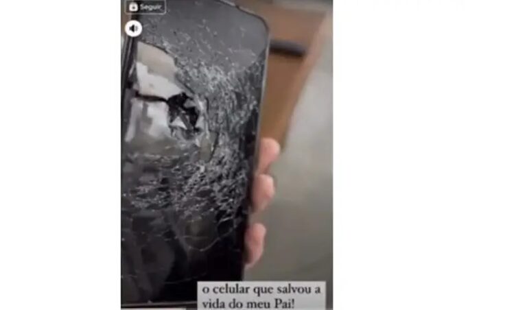 PM diz ter sido salvo por seu celular