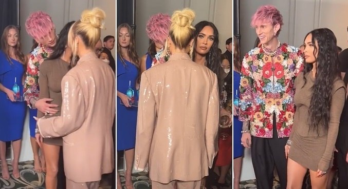 Megan Fox esnoba seu noivo em evento