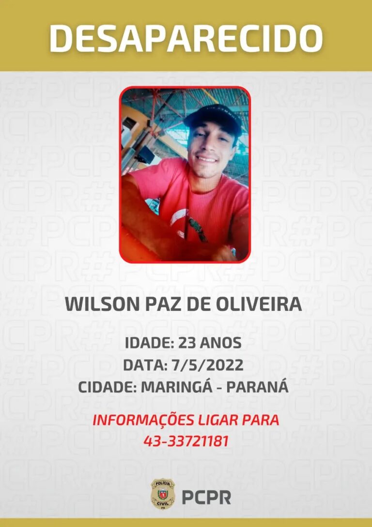 Polícia investiga desaparecimento de jovem maringaense  