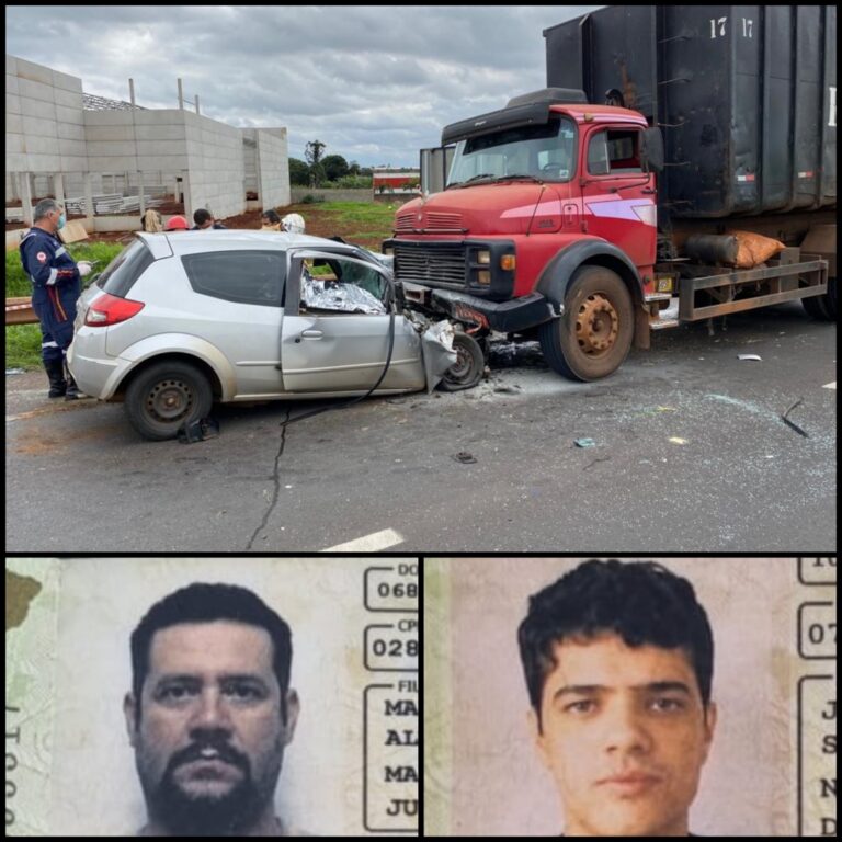 Sogro e genro morrem em acidente na BR-376