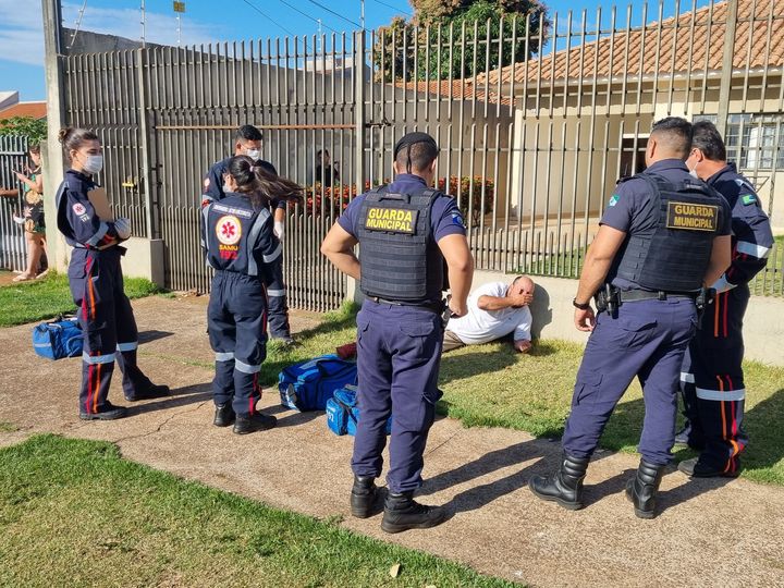 Baleado pela GM de Sarandi suspeito cai da moto em Maringá
