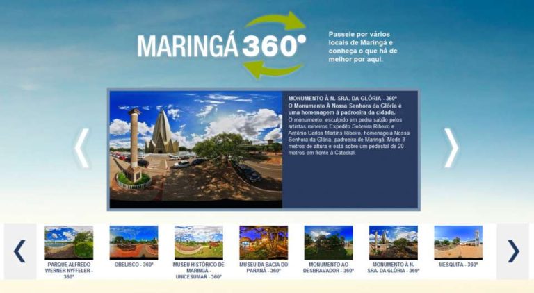 Projeto Maringá 360º mostra pontos turísticos do município