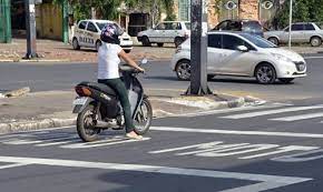 Semob testa bolsões para motocicletas; medida poderá ser expandida