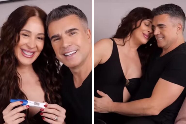 Claudia Raia anuncia gravidez aos 55 anos