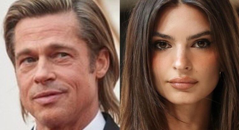 Brad Pitt está com modelo 27 anos mais nova