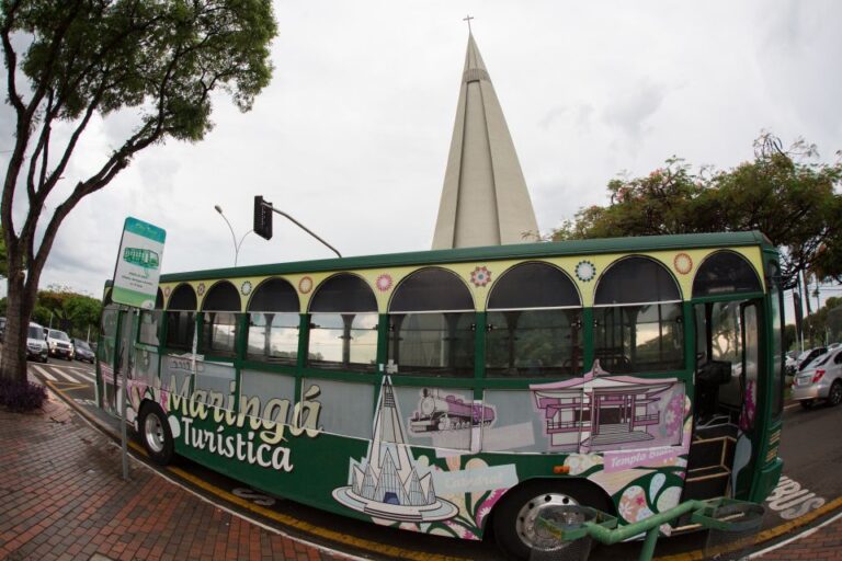 Passeio especial com jardineira sobre arborização de Maringá