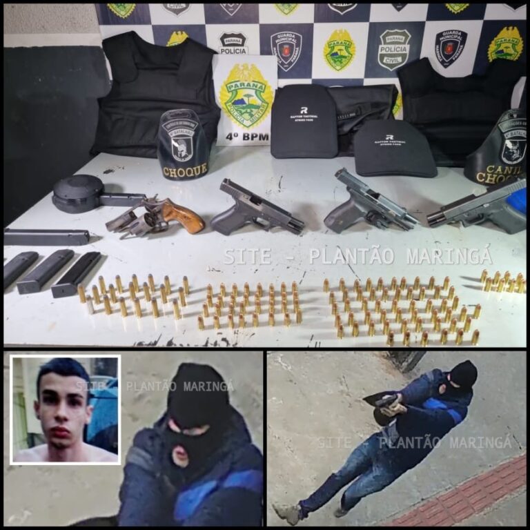 Polícia desmonta quadrilha com prisões e apreensões de armas