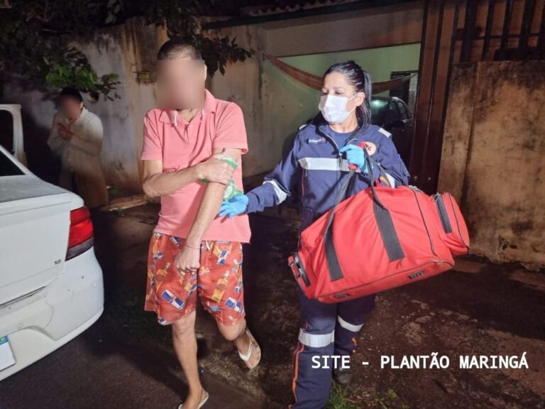 Pai é esfaqueado pelo próprio filho em Sarandi 