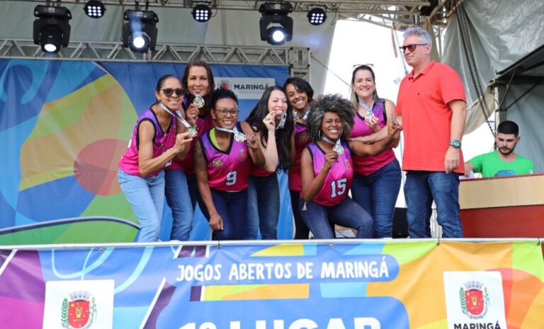 Prefeitura premia atletas de 10 modalidades dos ′Jogos Abertos de Maringá 2022′