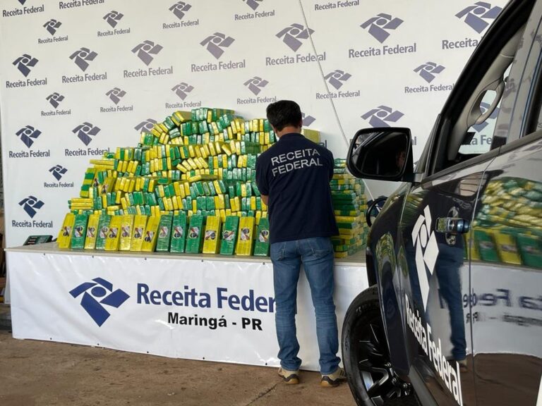 <strong>RF apreende mais de uma tonelada de maconha em transportadora </strong>