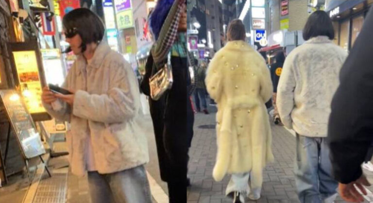 Justin e Hailey Bieber são flagrados com disfarce no Japão