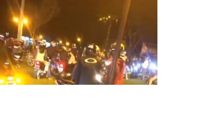 <strong>Perseguição e acidentes em encontro clandestino de motociclistas  </strong>