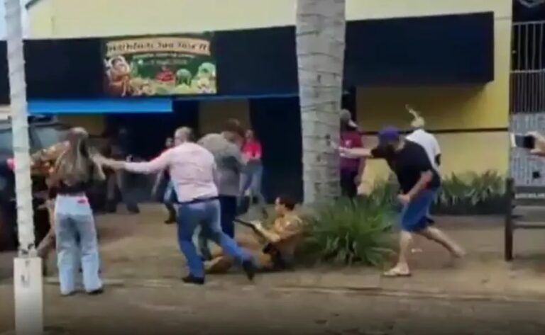 Policiais agredidos ao atender ocorrência