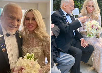 Buzz Aldrin, lendário astronauta da Apollo 11, se casa aos 93 anos