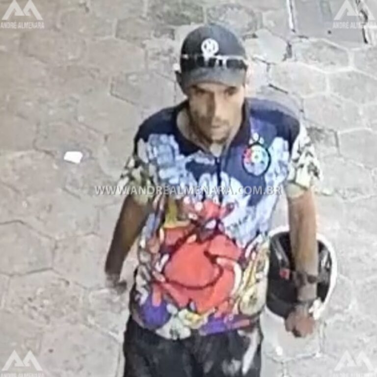 Procurado pela Polícia suspeito de furtar motos no centro de Maringá