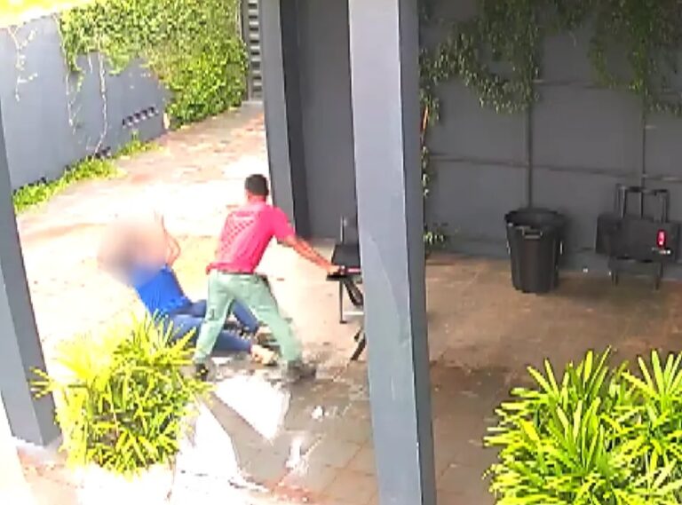<strong>Marido espanca mulher em posto de combustíveis</strong>