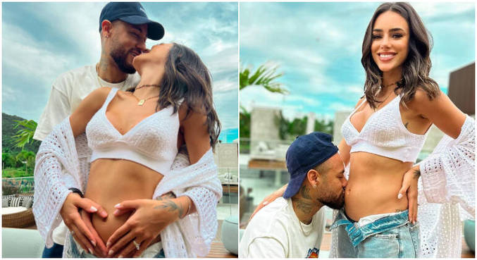 Bruna Biancardi anuncia que está grávida de Neymar