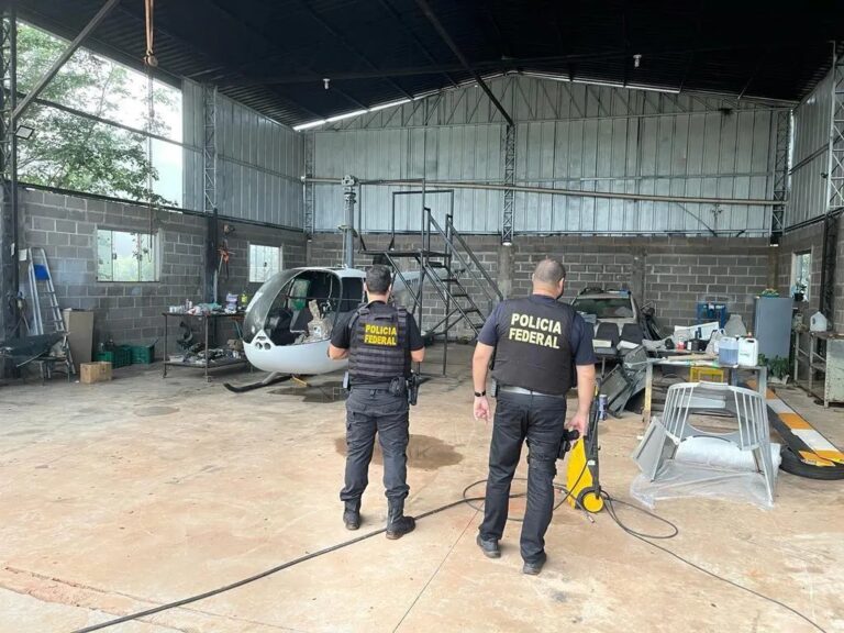PF apreende até helicóptero em ação contra o tráfico de drogas