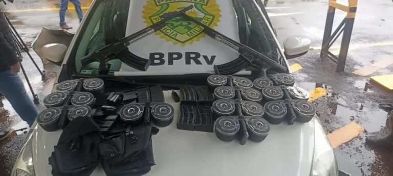Polícia prende em Maringá homem com armas e munições