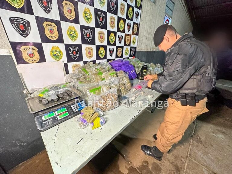 PM localiza distribuidora de drogas e prende traficantes