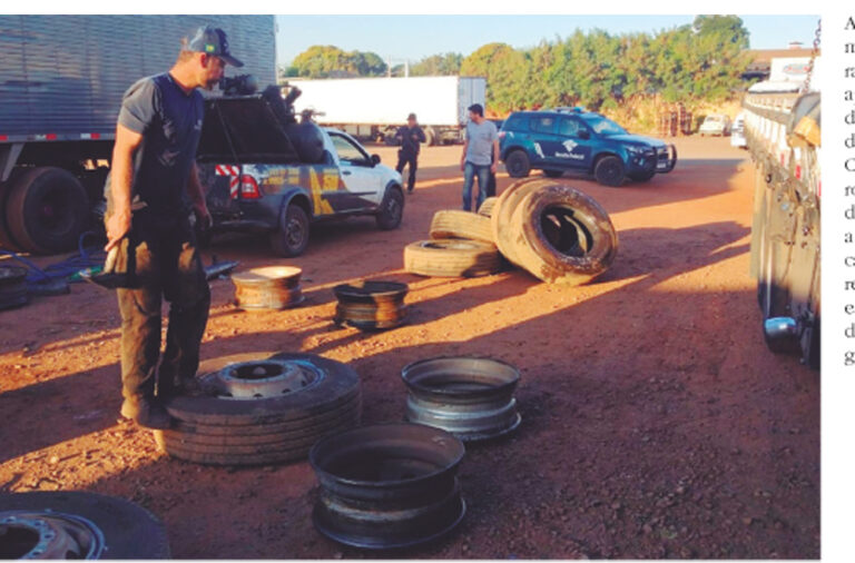 Fiscais da RF obrigam motoristas a trocarem pneus importados