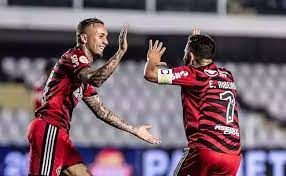 Flamengo bate o Santos em jogo de cinco gols