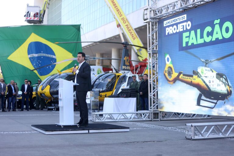 Projeto Falcão reforça policiamento do Paraná com helicópteros superequipados