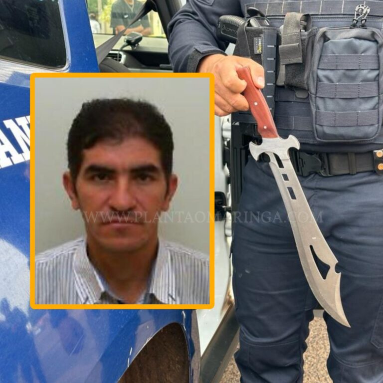 Marido que ameaçava esposa e filha com facão é morto pela GM