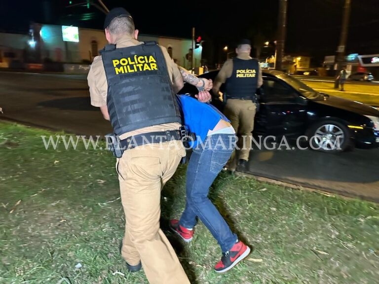 Homem é preso em Maringá após sequência de crimes