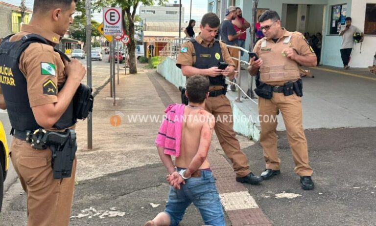 Persegue e esfaqueia vítima no hospital 