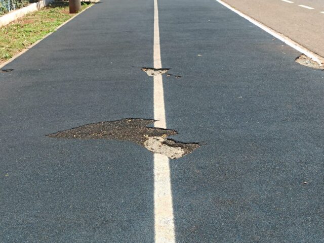 Piso emborrachado do Parque do Ingá será refeito