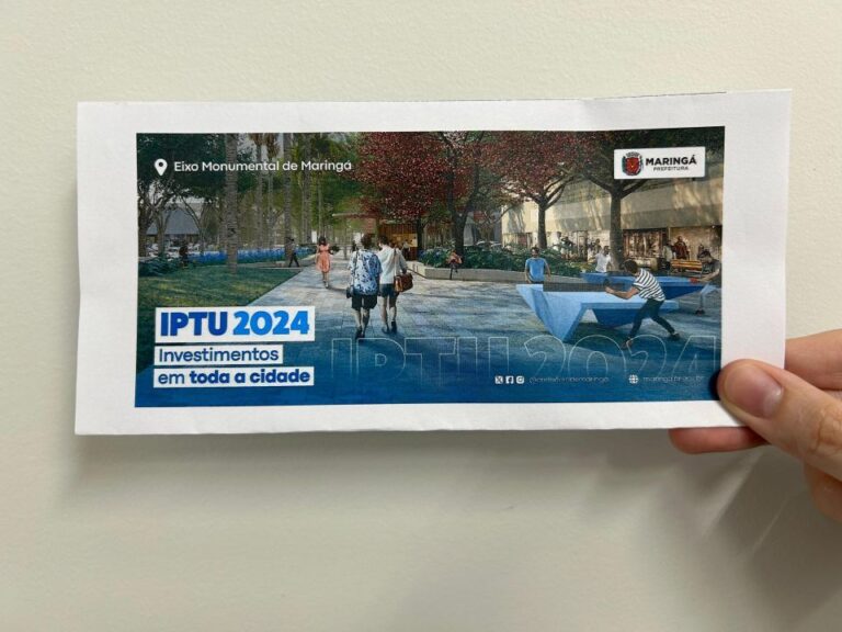 Guias do IPTU 2024 começam ser entregues pelos Correios