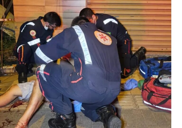 Discussão termina em tentativa de homicídio em bar