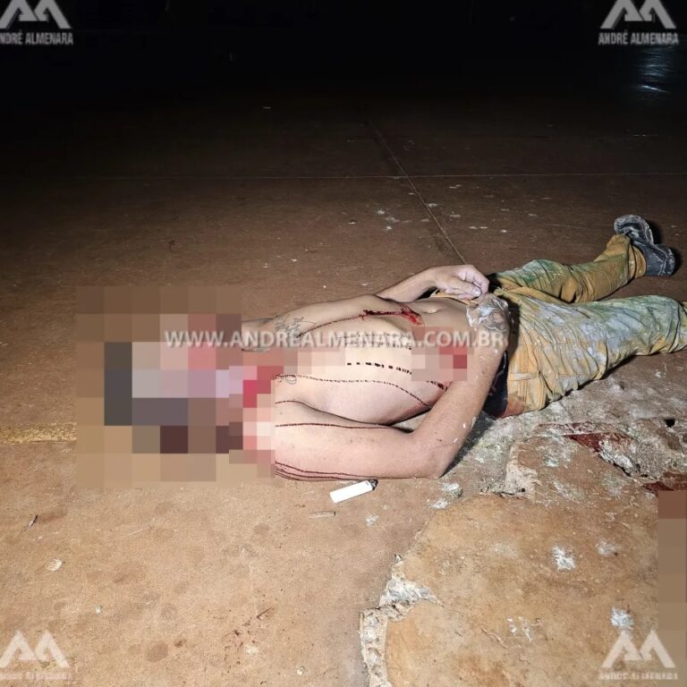 Jovem é executado a tiro na praça de uma igreja em Maringá