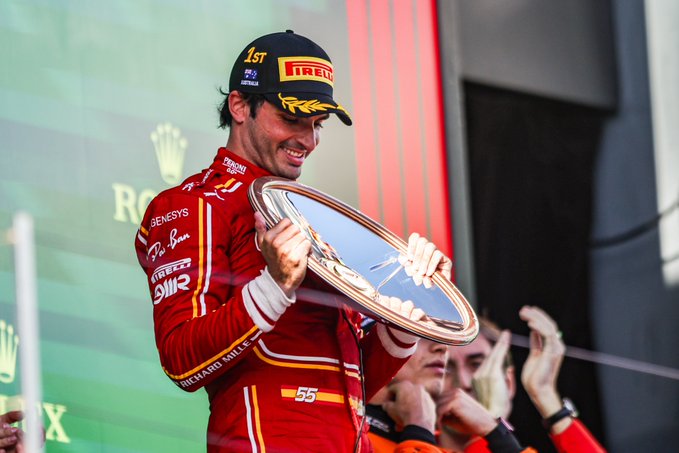 Sainz vence o GP da Austrália