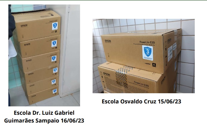 Equipamentos de R$ 4,5 milhões para escolas do município estão sem usar