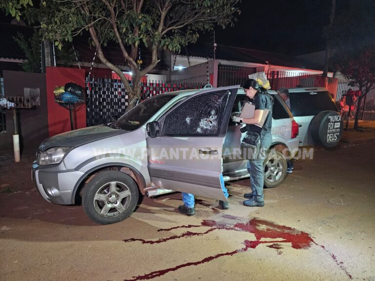 Homem é executado na frente da mulher e dos filhos
