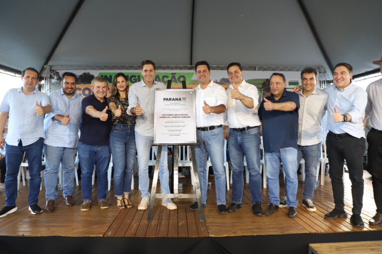Governador inaugura Contorno de Marechal Cândido Rondon