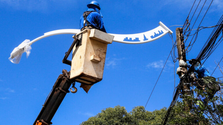 Consórcio Luz de Maringá começa troca da iluminação pública