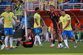 Brasil não passa de empate com a Colômbia e fica em segundo no Grupo D