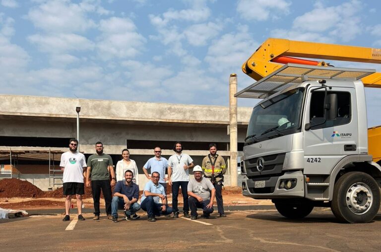 Avançam as obras do Núcleo de Referência em Tecnologias Espaciais, financiado pela Itaipu