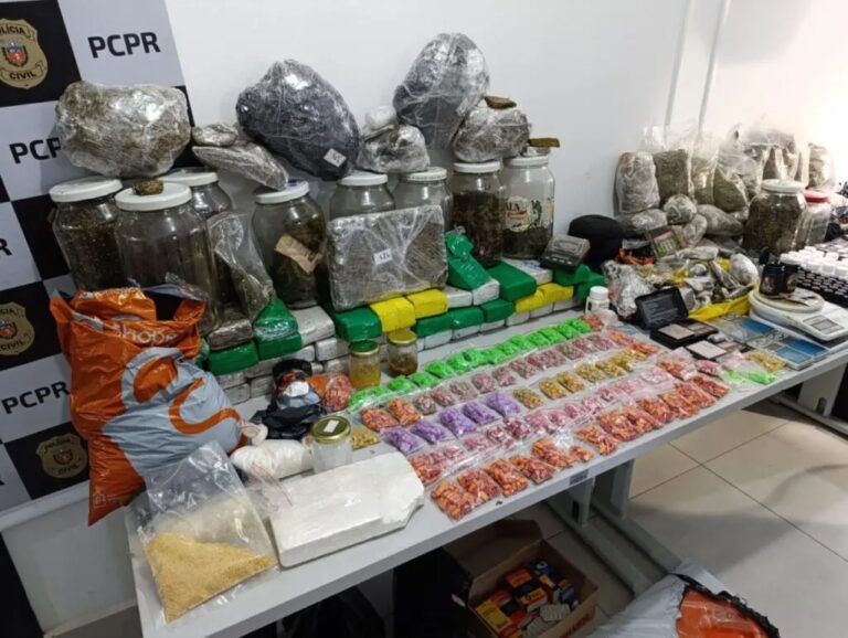 Polícia desmonta esquema milionário de tráfico em Maringá