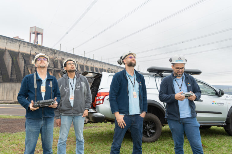Itaipu Binacional amplia a utilização de drones em inspeções e manutenções