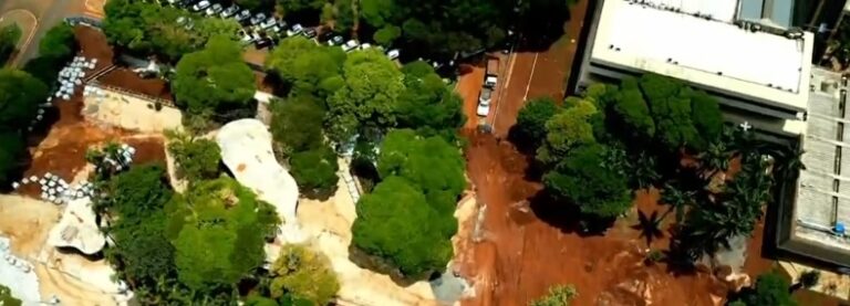 Praça da Prefeitura será entregue até maio de 2025