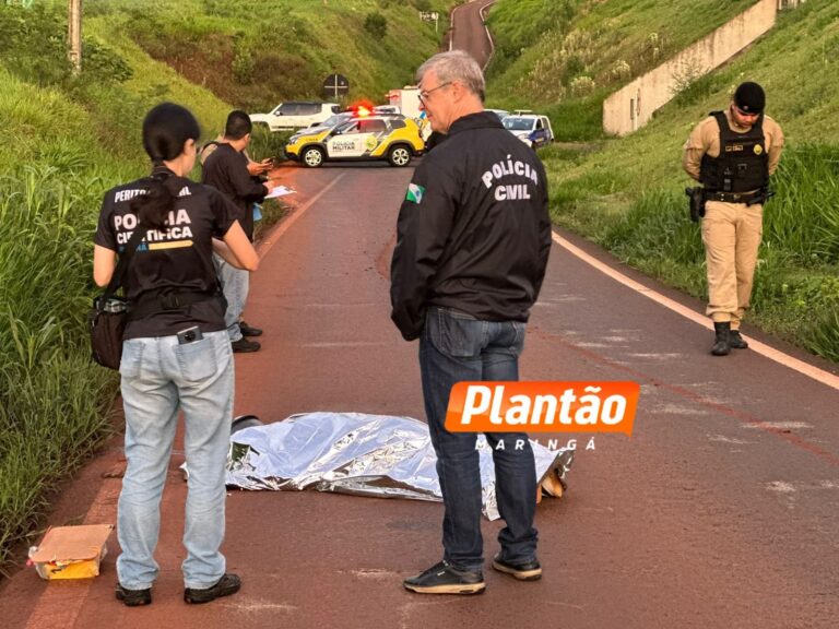 Cadáver desovado na rodovia 