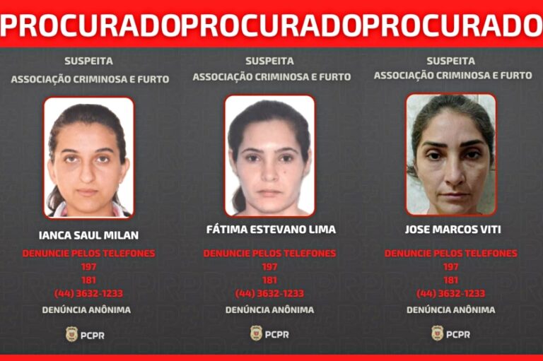 Polícia divulga gangue de estelionatárias