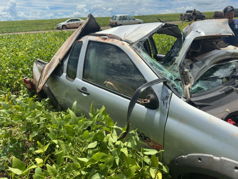 Condutor de carro furtado capota e morre na PR-552