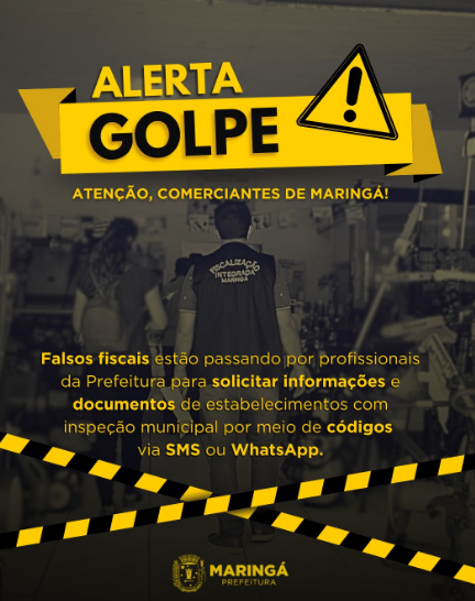 Prefeitura alerta comerciantes sobre golpistas