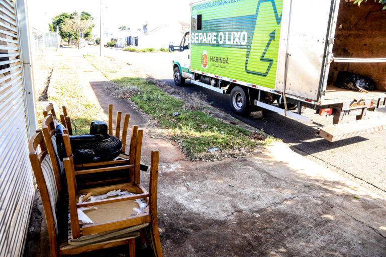 Maringá estende horário de recolhimento de inservíveis